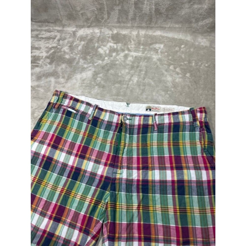Polo Ralph Lauren Plaid Shorts Men Size 42 India Madras Preppy Casual